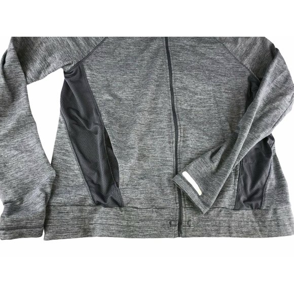 Cuddl Duds Gray Full Zip Jacket Soft Gray XS - Picture 5 of 9